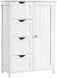 Mueble de Baño Blanco Con 4 Cajones y Puerta, Sin Empaque, 22222200108865, 15