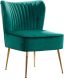 Silla de Terciopelo Moderno WestinTrends Verde 22 Pulgadas, Sin Empaque, 22222200096704