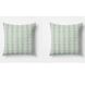 Set 2 Cojines Cuadrados Verde Claro 20x20 Pulgadas, Sin Empaque, 22222200107433, 15