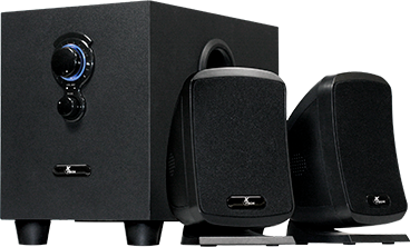 Sistema De Sonido Estéreo De 2.1 Xtech, Empaque Dañado, Incompleto a un Parlante le Hace Falta la Base Ver Foto, 99999900349810, 6.2