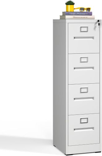 Archivador de Metal 4 Cajones Blanco, Sin Empaque, 22222200113453, 15