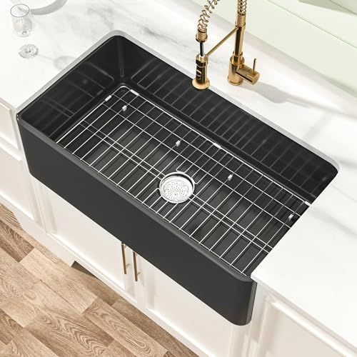 Fregadero de Cocina Negro 33x18 Pulgadas, Empaque Dañado, ENVÍO LIMITADO POR PESO, 22222200119190, 15