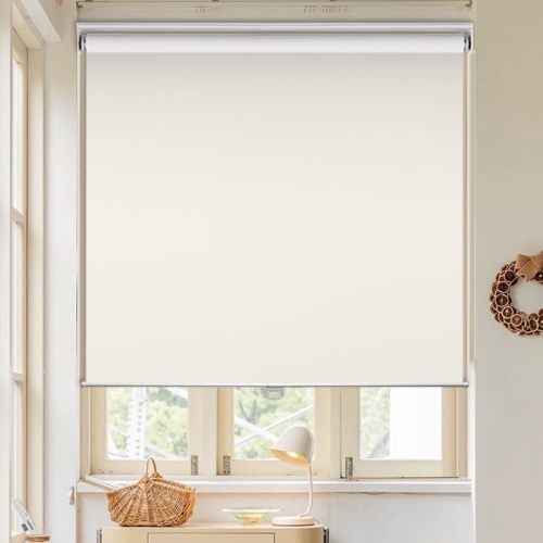 Persianas Blackout Enrollable 32X72 Pulgadas Beige, Empaque Dañado, 22222200114880, 15