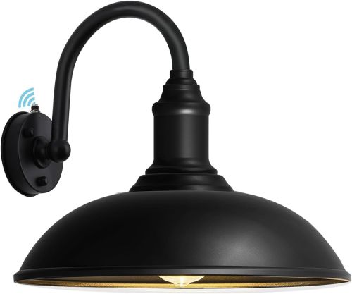 Lámpara Granero Cuello de Cisne Para Exteriores Negro, Empaque Dañado, 22222200118157, 3.2