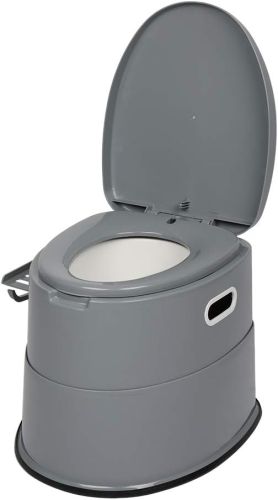 Sanitario Portátil Gris Para Exteriores, Empaque Dañado, 22222200109990, 15