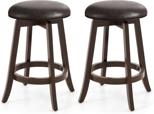 Set 2 Taburetes de Bar Redondos Giantex, Sin Empaque, 22222200121552, 15