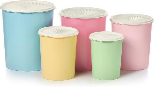 Set 5 Tazas Tupperware, Caja Dañada, 22222200106278, 3.2