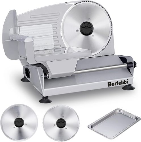 Cortadora de Carne Electrica Borlebbi 200W, Caja Dañada, Rastro de Uso Rayones en la Carcaza Ver Fotos, 3.2, 99999900091150