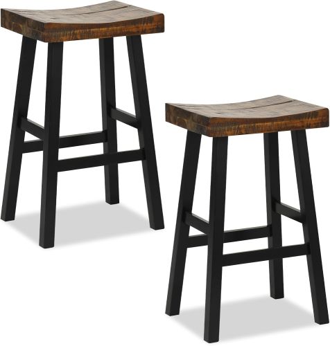Juego de 2 Taburetes de Bar 29 Pulgadas, Sin Empaque, 22222200108730, 15
