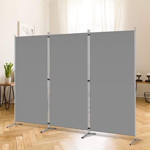 RANTILA Divisor de habitación de 3 paneles 6 pies de alto, Caja dañada, 11, 99999900198543