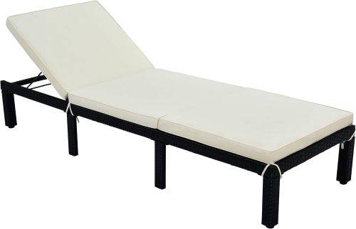 Tumbona Ajustable Para Exteriores Tipo Mimbre, Sin Empaque, 22222200120991, 15