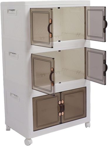 Mueble Organizador de Plástico 3 Niveles Con Ruedas, Sin Empaque, 22222200110705, 15