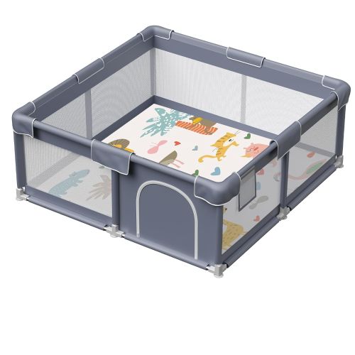 Corralito Para Bebés Gris Oscuro, Caja Dañada, 22222200099168, 7.3