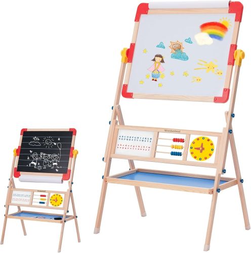 Caballete de Actividades Para Niños Woodenland Art, Sin Empaque, 22222200099624, 15