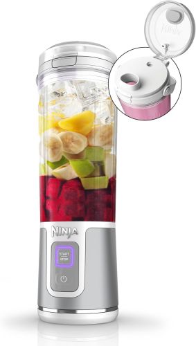 Licuadora Portátil Recargable Ninja Gris, Caja Dañada, 22222200081709, 3.2