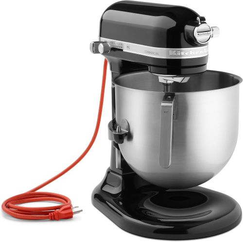 Batidora de Pie Comercial KitchenAid Negra, Sin Empaque, Detalles Mínimos Ver Fotos, 22222200118145, 3.2