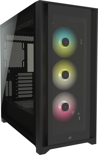 Case Para PC ATX Corsair iCUE 5000X RGB, Sin Empaque, Incompleto Faltan Patas Delanteras, Panel Frontal y Tapa Derecha Ver Fotos, 22222200068567, 12