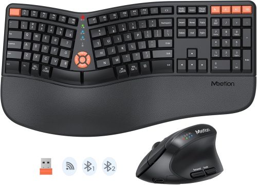 Combo Teclado y Mouse Meetion, Sin Empaque, Artículo Incompleto Falta Llave Inalámbrica, 22222200111307, 8.3