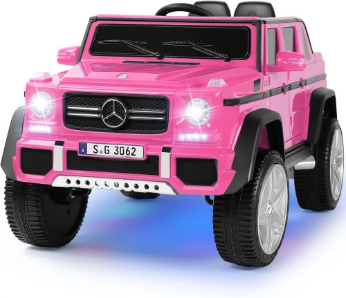 Carro Electrico Para Niños Joyldias Mercedes-Benz Maybach G650S Rosa, Sin Empaque, Rastro de Uso Golpe en la Parte Trasera Ver Fotos, Metodo de Envio Limitado Por Peso, 15, 22222200121529