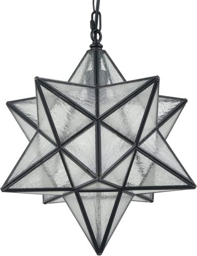 Lámpara Colgante de Estrella Negra, Empaque Dañado, Artículo Con Detalle Ver Foto, 22222200106445, 2.2