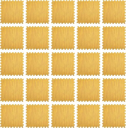 Tapete de Espuma Entrelazados 25 Piezas 24x24 Pulgadas, Sin Empaque, 22222200108955, 6.2