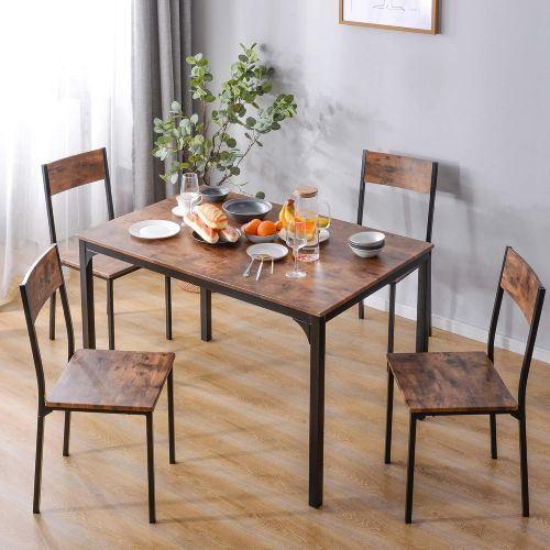 Juego de Comedor 5 Piezas Café, Sin Empaque, Rastro de Uso Ver Fotos, ENVÍO LIMITADO POR PESO, 22222200097447, 15