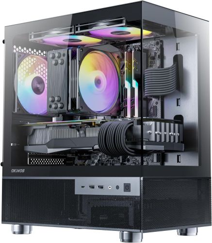 Mini Case Para PC ATX Aqua 3 Okinos, Caja Dañada, 22222200082948, 0.1