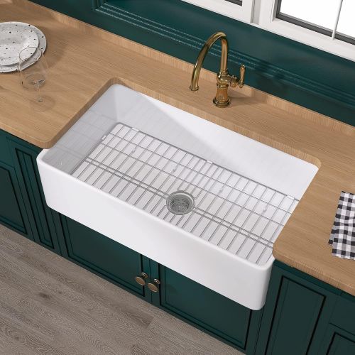 Fregadero de Cocina Blanco 36x20 Pulgadas, Empaque Dañado, ENVÍO LIMITADO POR PESO, 22222200119318, 15