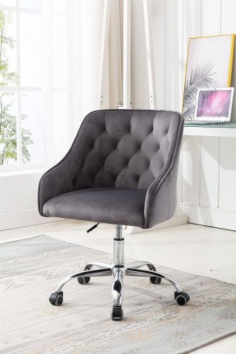 Silla de Oficina Moderna Gris HaohaoLife Gris, Sin Empaque, 15, 22222200101416