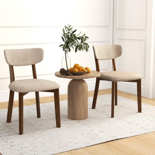 Set 2 Sillas de Comedor Acolchadas Beige, Sin Empaque, 22222200108990, 15