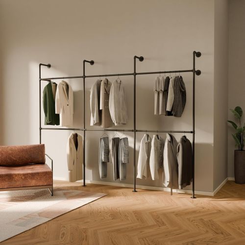 Perchero Industrial de Tubo Para Pared, Sin Empaque, 22222200110436, 15