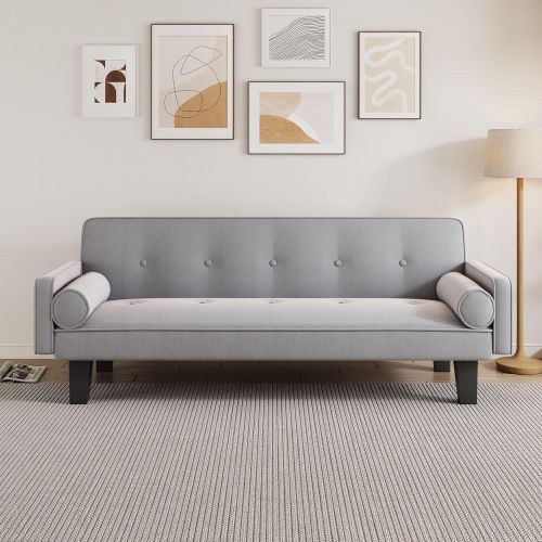 Sofa Cama Gris Claro, Sin Empaque, Metodo de Envio En la Descripcion, 15, 22222200101680