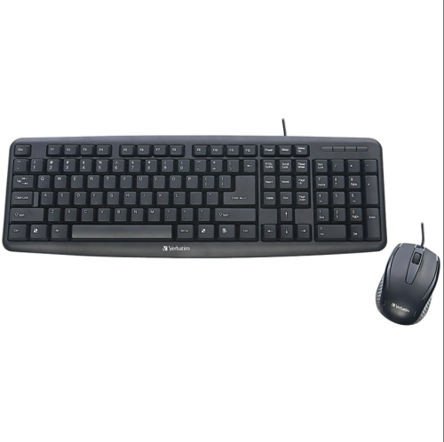 Combo de Teclado y Mouse Verbatim, Caja Dañada, Incompleto Falta el Mouse, 99999900334377, 8.3