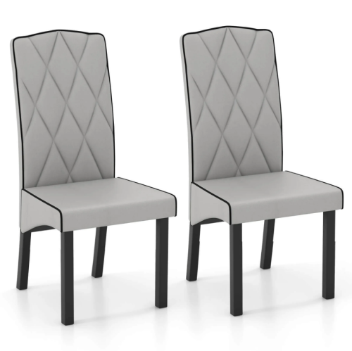 Set 2 Sillas de Comedor Modernas Grises, Sin Empaque, 22222200097416, 15