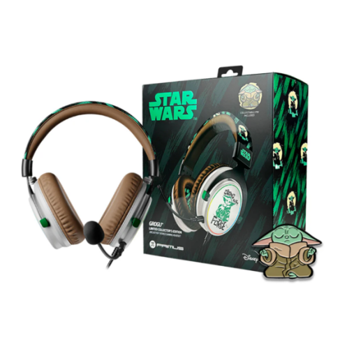 Audífonos de Cable Para Juegos Star Wars Grogu, Caja Dañada, 99999900341084, 8.3