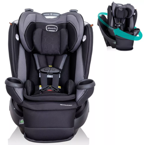 Silla de Seguridad Para Carro Convertible Giratorio Evenflo Revolve 360 ​​Extend, Caja Dañada, 22222200101226, 15