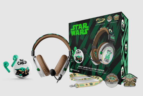 Audífonos de Cable Para Juegos Star Wars Grogu, Caja Dañada, Kit Incompleto Faltan los Audífonos Inalámbricos, 99999900342802, 8.3