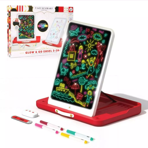 Caballete FAO Schwarz Glow & Go 3 en 1, Empaque Dañado, 22222200108134, 14