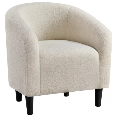 Sillón Tapizado Crema Yaheetech, Sin Empaque, 22222200108472, 15