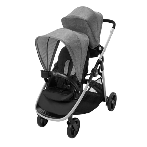 Cochecito doble Graco Ready2Grow 2.0 Gris/Negro, Sin Empaque, Rastro de Uso Detalles en el Coche Ver Fotos, 15, 22222200114097