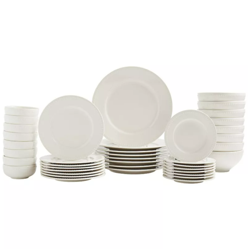 Juego Vajilla 40 piezas Beads Food Network, Empaque Dañado, 22222200116908, 3.2