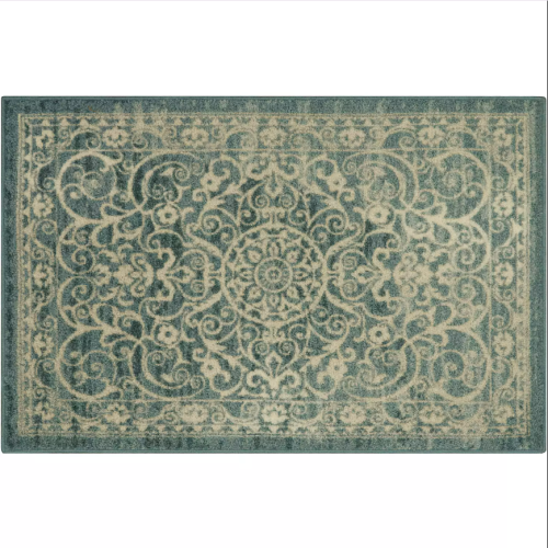 Alfombra 30x46 Pulgadas Azul/Blanco #3, 22222200116258, Sin Caja Solo Empaque, 22222200116258, 6.2