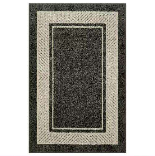 Alfombra 5x7 FT Gris Oscuro/Beige, Sin Caja Solo Empaque, 22222200116265, 6.2