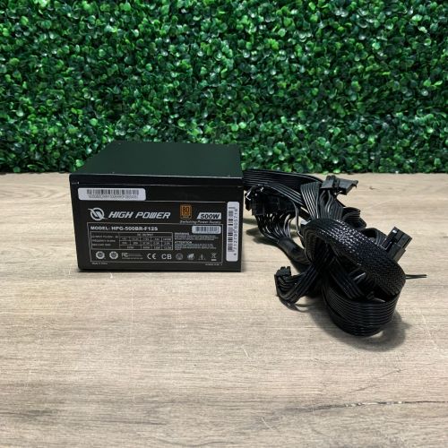 Fuente de Alimentación High Power HPG-500BR-F12S 500W 80 PLus Bronze, Sin Empaque, 99999900325560, 8.3