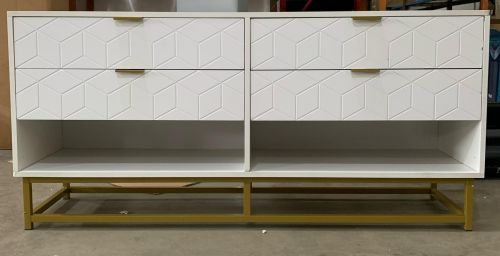 Cómoda 4 Gavetas Blanca, Sin Empaque, Rastro de Uso Ver Fotos, ENVÍO LIMITADO POR PESO, 22222200097281, 15