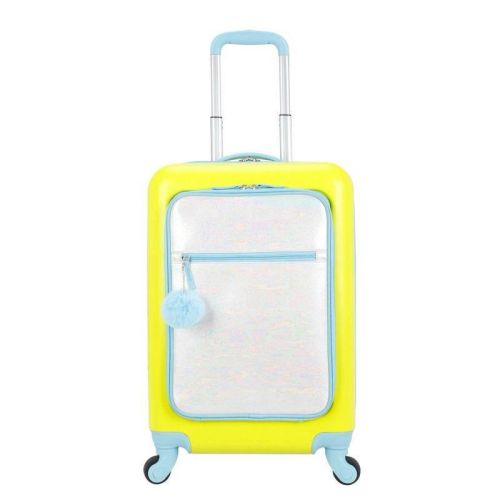Maleta Viaje Rígida Crckt Amarilla/Celeste Para Niñas 20 Pulgadas, Sin Empaque, 22222200107474, 15
