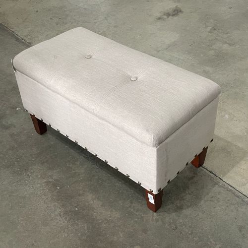 Banco Ottoman de Almacenamiento Beige, Sin Empaque, 22222200111363, 15