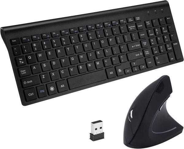 Mouse y teclado ergonomico inalambrico 2025