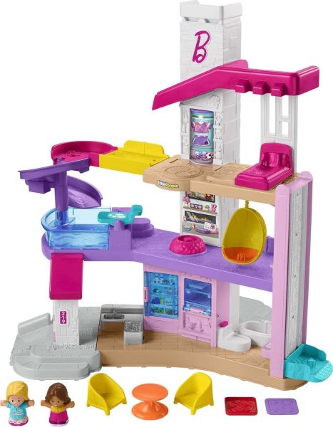Juguete Casa Interactiva de Barbie Little People Fisher Price Caja Danada 22222200066077 15
