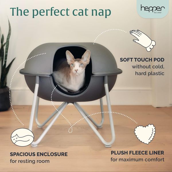 Hepper Pod Torre para gatos y cueva cerrada para gatos Caja danada 0 99999900215734